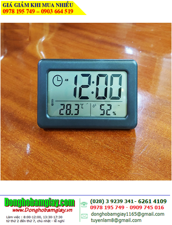 YD-005, Đồng hồ Báo thức Xem giờ YD-005 có thêm chức Năng đo và hiển thị Nhiệt độ -Độ ẩm /Bảo hành 01 tháng